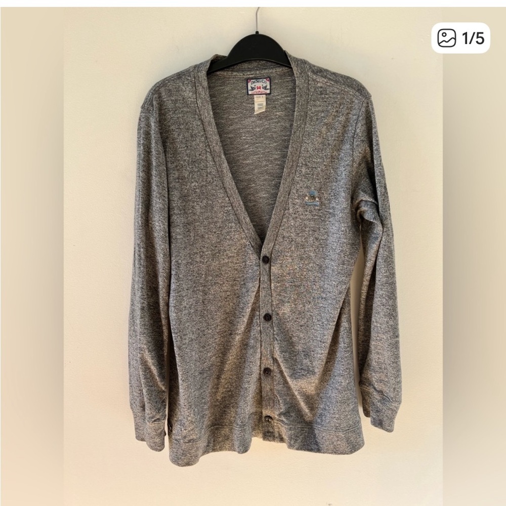 Diesel Heather Gray cardigan